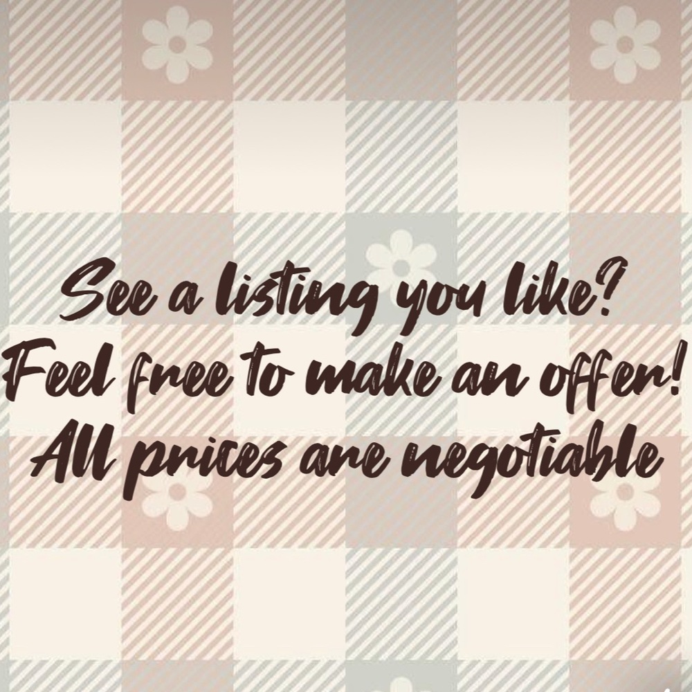 Prices Negotiable